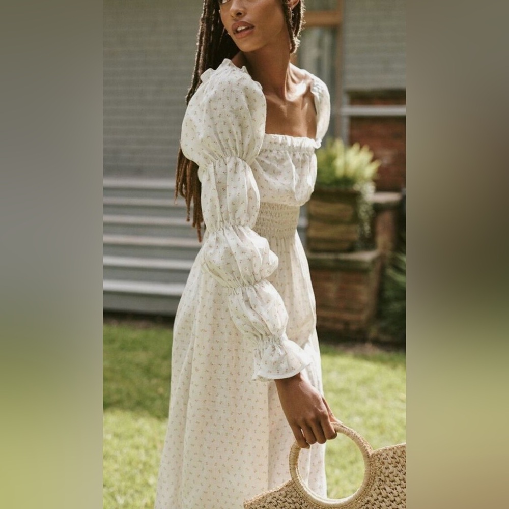 Sleeper Michelin Dress 100% Linen NWT small